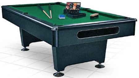 Бильярдный стол для пула «Eliminator» 8 ф (черный) с аксессуарами