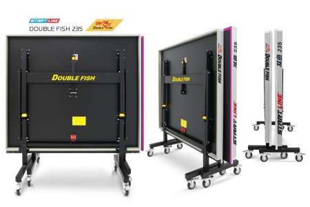 Стол теннисный Double Fish 235 черный