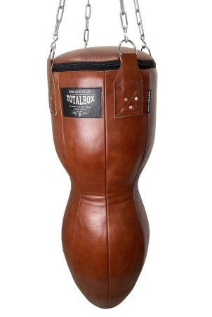 Мешок кожаный боксерский LOFT Фигурный TOTALBOX / Коричневый