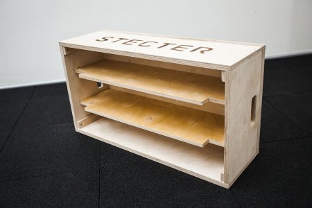 Комплект тяжелоатлетических плинтов + доп. секция (Н=89 см, материал-фанера)