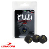Наклейка для кия Longoni Fuji Black ø14мм Medium 1шт.
