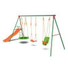 Детский комплекс DFC MULTIPLAY качели: верёвочные, для малышей, гнездо; горка