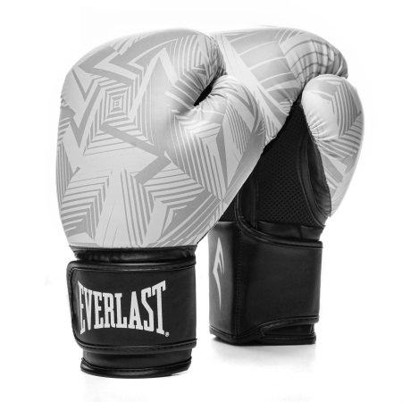 Перчатки тренировочные Everlast Spark Белые гео 14 Oz