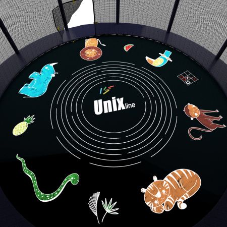 Батут UNIX Line SUPREME GAME 14 ft (Blue)