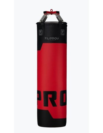 Боксерский мешок «onePRO FILIPPOV» Ø45 Черный/Красный 150см/45см/73-75кг