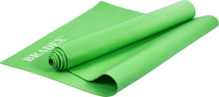 Коврик для йоги и фитнеса Bradex SF 0681, 173*61*0,4 см, зеленый