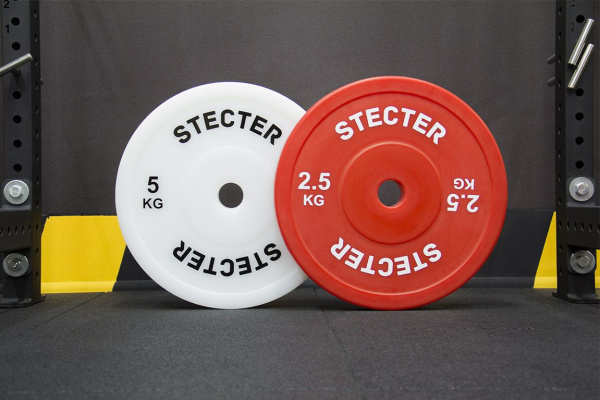 Технический диск для штанги 5 кг STECTER (D=450 мм, пластик)