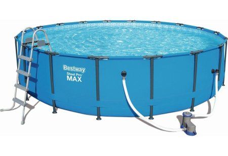 Каркасный бассейн Bestway Steel Pro Max 56462 (549x122, с фильтр-насосом и лестницей)
