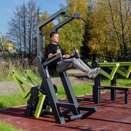 P-1803 Уличный тренажер Гравитрон с переменной нагрузкой ZAVODSPORTA