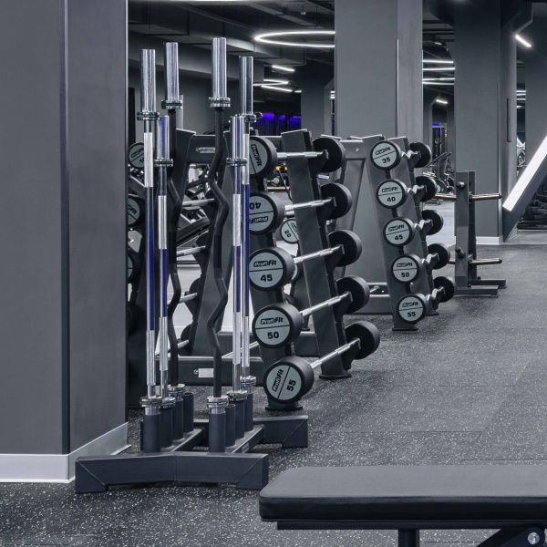 A3010 Вертикальный держатель для олимпийских грифов (на 8 шт) ТАНГЕН