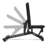 Силовая скамья регулируемая домашняя OXYGEN FITNESS DRACO