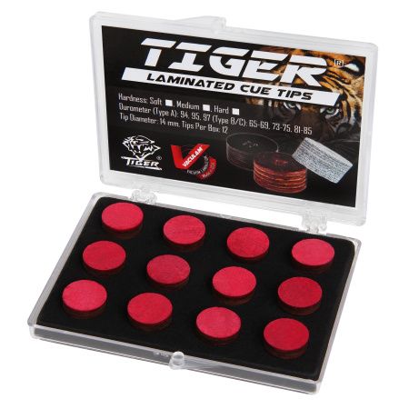 Наклейка для кия Tiger ø14мм Hard 1шт.
