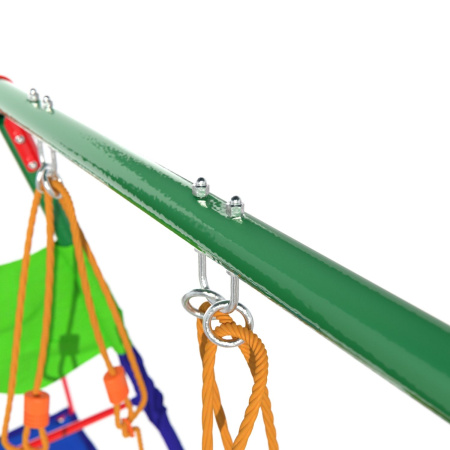 Детский комплекс с батутом и баскетболом DFC MTB-01 (два короба)