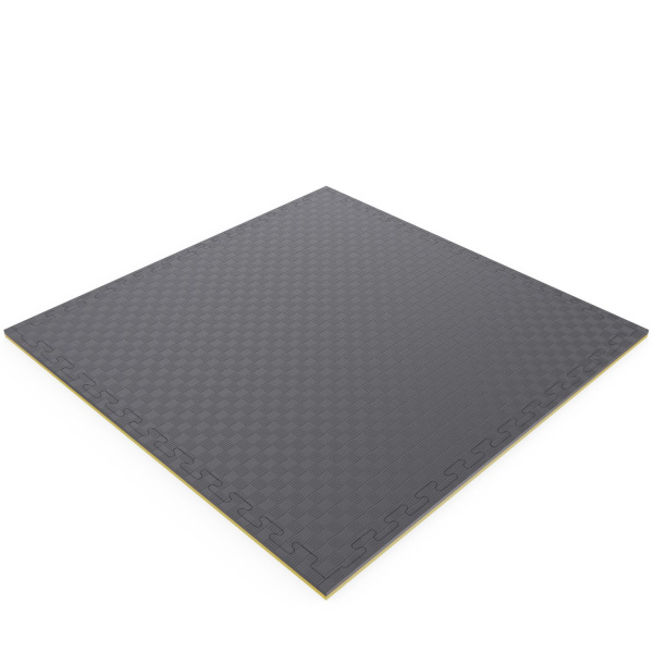 Будо-мат EVA DFC 100 x 100 см, 20 мм, цвет желто-графитовый