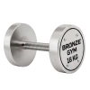 Набор стальных гантелей BRONZE GYM, 32-50 кг - 10 пар, шаг 2 кг