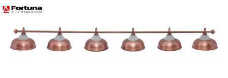 Светильник Fortuna Crown Red Bronze 6 плафонов
