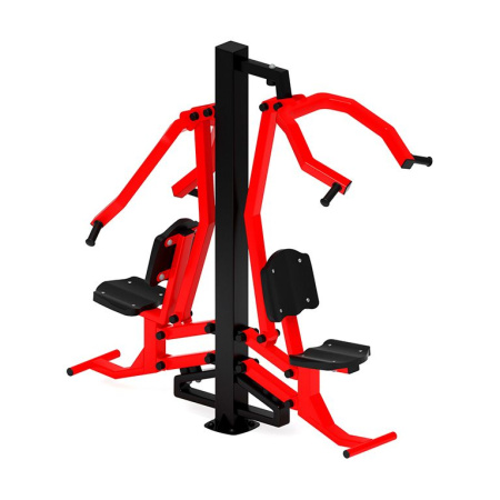 Тренажер уличный «Тяга верхняя + Жим от груди»