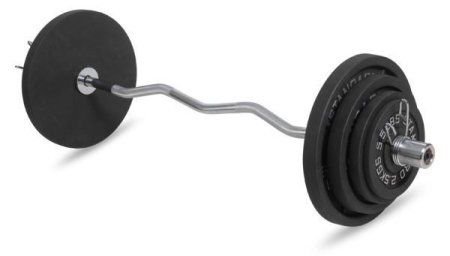 Гриф 50 мм. W-образный 1,2 м. до 120 кг. VictoryFit VF-S5012W120
