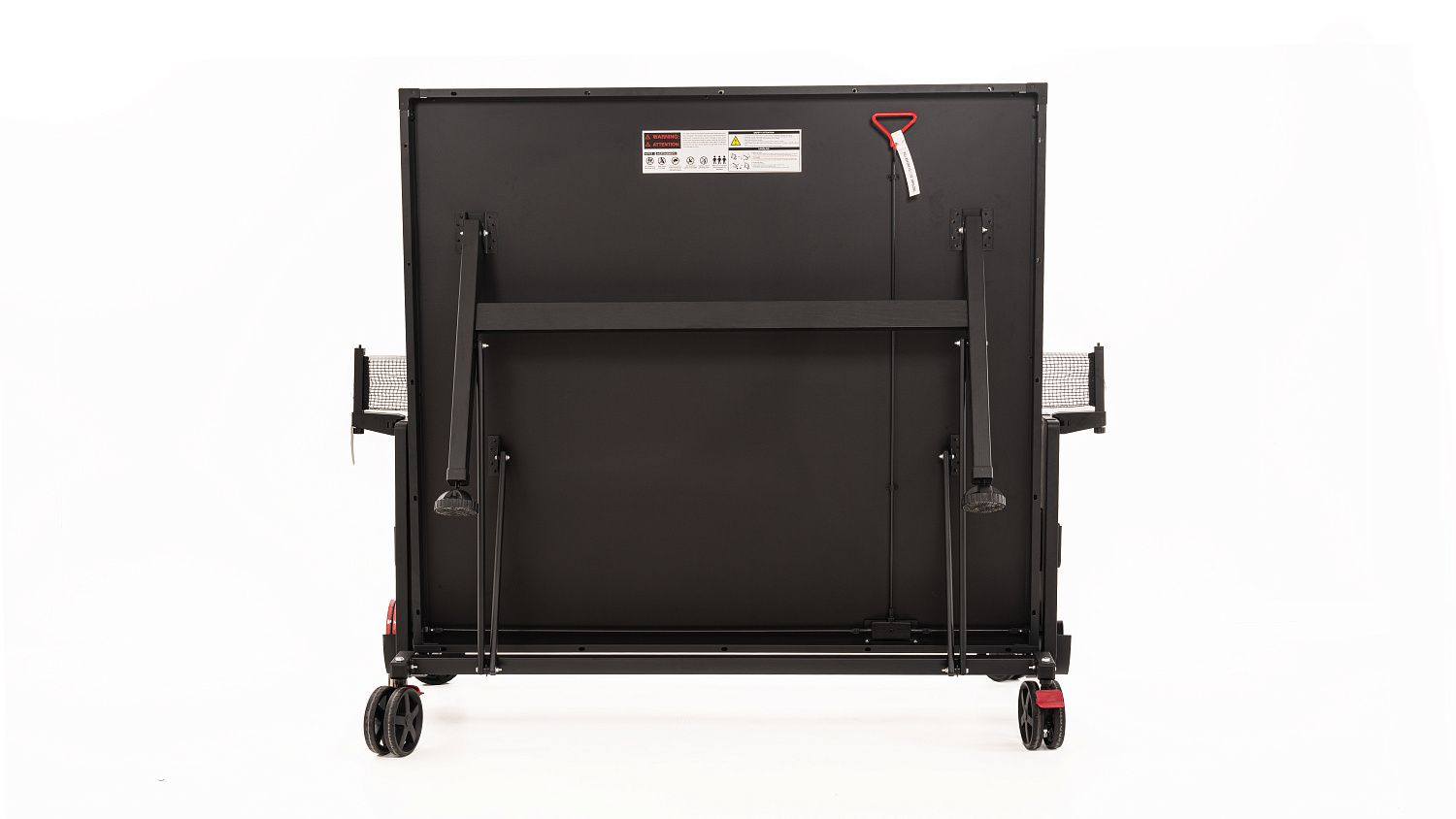 Теннисный стол складной для помещений "RASSON PREMIUM T01 Indoor" (274 х 152,5 х 76 см, черный ясень) с сеткой