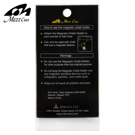 Держатель для мела Mezz Magnetic Chalk Holder MPH-WK магнитный белый/черный