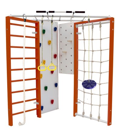 Шведская стенка Kampfer Fantastic (№4 Вишневый синяя лиана)