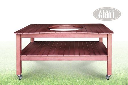 Стол для гриля 57см (махагон)