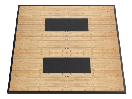 Помост тяжелоатлетический 3х3х0,10м тренировочный