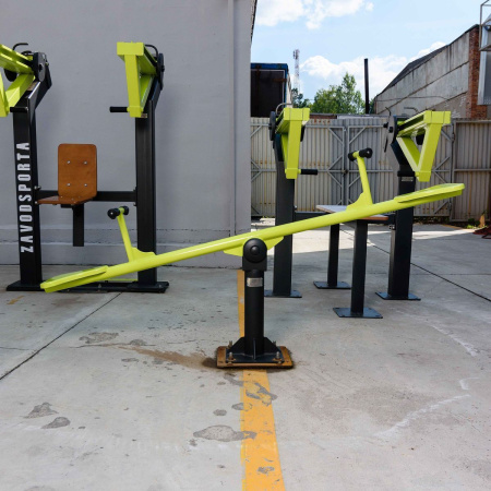 S-1001 Уличный тренажер Качалка-балансир ZAVODSPORTA