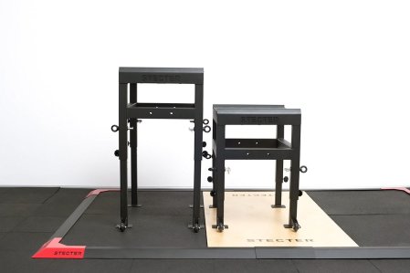 Тяжелоатлетические плинты для штанги с регулировкой по высоте 85-115 см (пара)