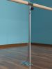 Кронштейн напольный однорядный с регулировкой высоты, нержавеющая сталь