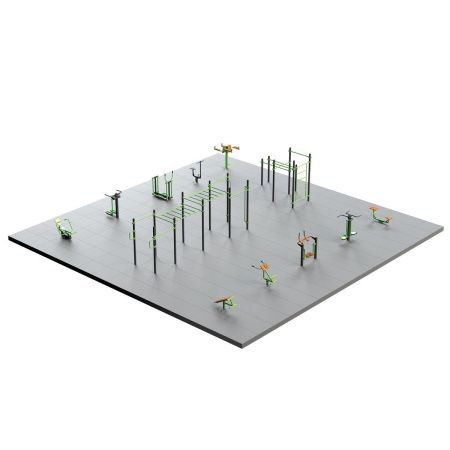 S-1011 Спортивная площадка 225 кв.м ZAVODSPORTA