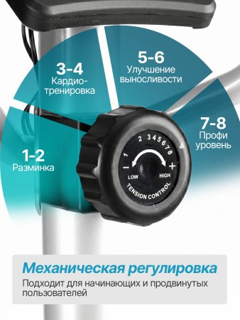 Эллиптический тренажер DFC Condition SQ-2300C / магнитный, до 110 кг