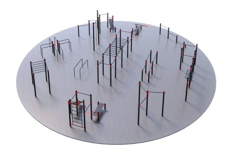 Проект "Парковая площадка для Воркаут 4-1"