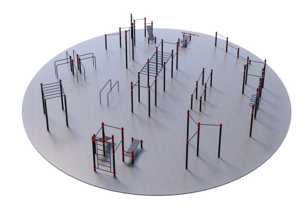 Проект "Парковая площадка для Воркаут 4-1"