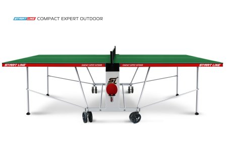 Стол теннисный Compact EXPERT 6 Всепогодный Зелёный