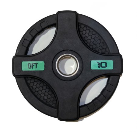 Диск олимпийский обрезиненный Original FitTools 10 кг.