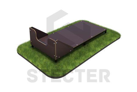 Элемент полосы препятствий "Окоп для стрельбы и метания гранат"