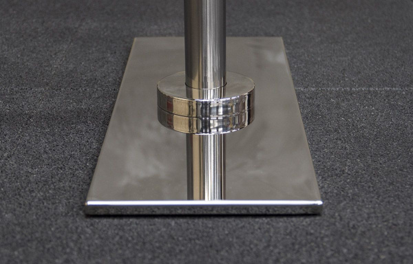 2-х уровневый мобильный (переносной) хореографический станок «Элегант» V2.0 (нерж. сталь)