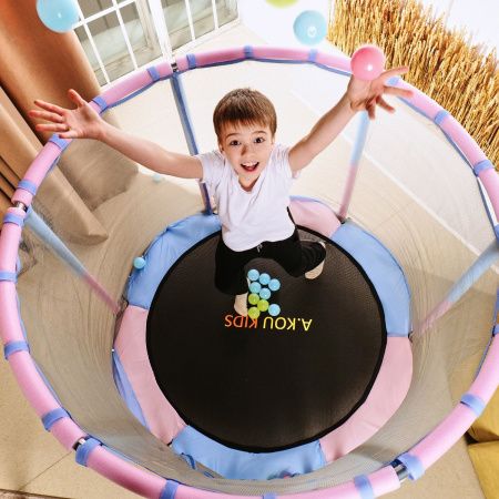 Батут детский DFC A.KOU KIDS 55" (140 см) с сеткой