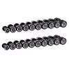 Гантельный ряд профессиональный (шаг 2,5 кг, 10 пар) PROFI-FIT 2,5-25 кг