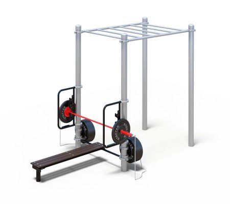 Комплект "Скамья для жим лежа WORKOUT-FIT"