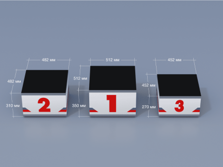 Пьедестал (ЭКО) Матрешка 512х512мм (квадратный)
