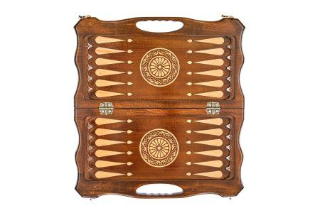 Шахматы + нарды резные Бриз-2 50, Haleyan