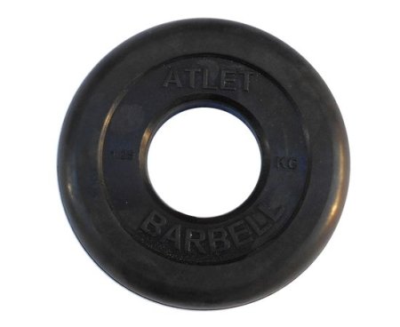 Диски обрезиненные Barbell Atlet 1.25 кг. 51 мм.