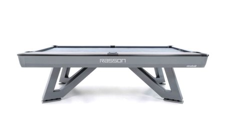 Бильярдный стол для пула "Rasson Wolf" 9 футов (серый, сланец 25 мм) в комплекте с плитой, аксессуары и сукно