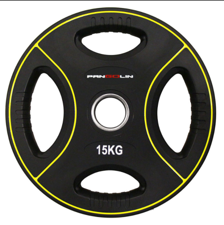 Полиуретановый олимпийский диск Pangolin Fitness WP012PU X-line 15 кг.