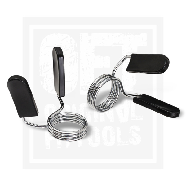 Замок пружинный с изогнутыми обрезиненными лапками 51 мм