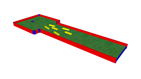 Дорожки для игры в мини гольф "CITY" 9.2