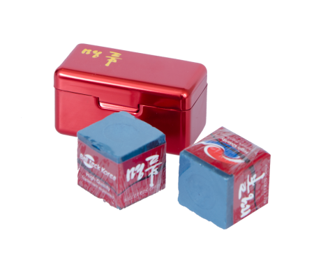 Мел «Ball teck PRO II» (2 шт, в красной металлической коробке) синий