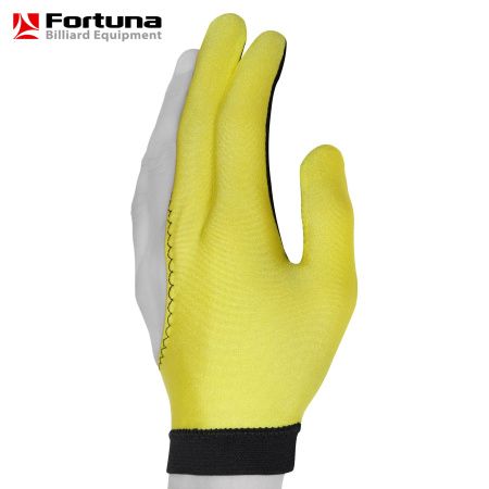 Перчатка Fortuna Classic желтая/черная левая M/L